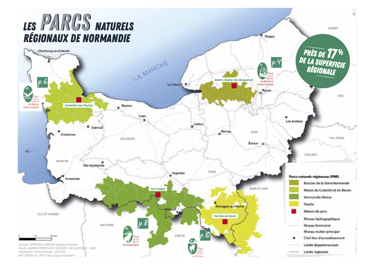 Pour une augmentation du nombre des Parcs Naturels Régionaux en Normandie et, éventuellement, leur extension